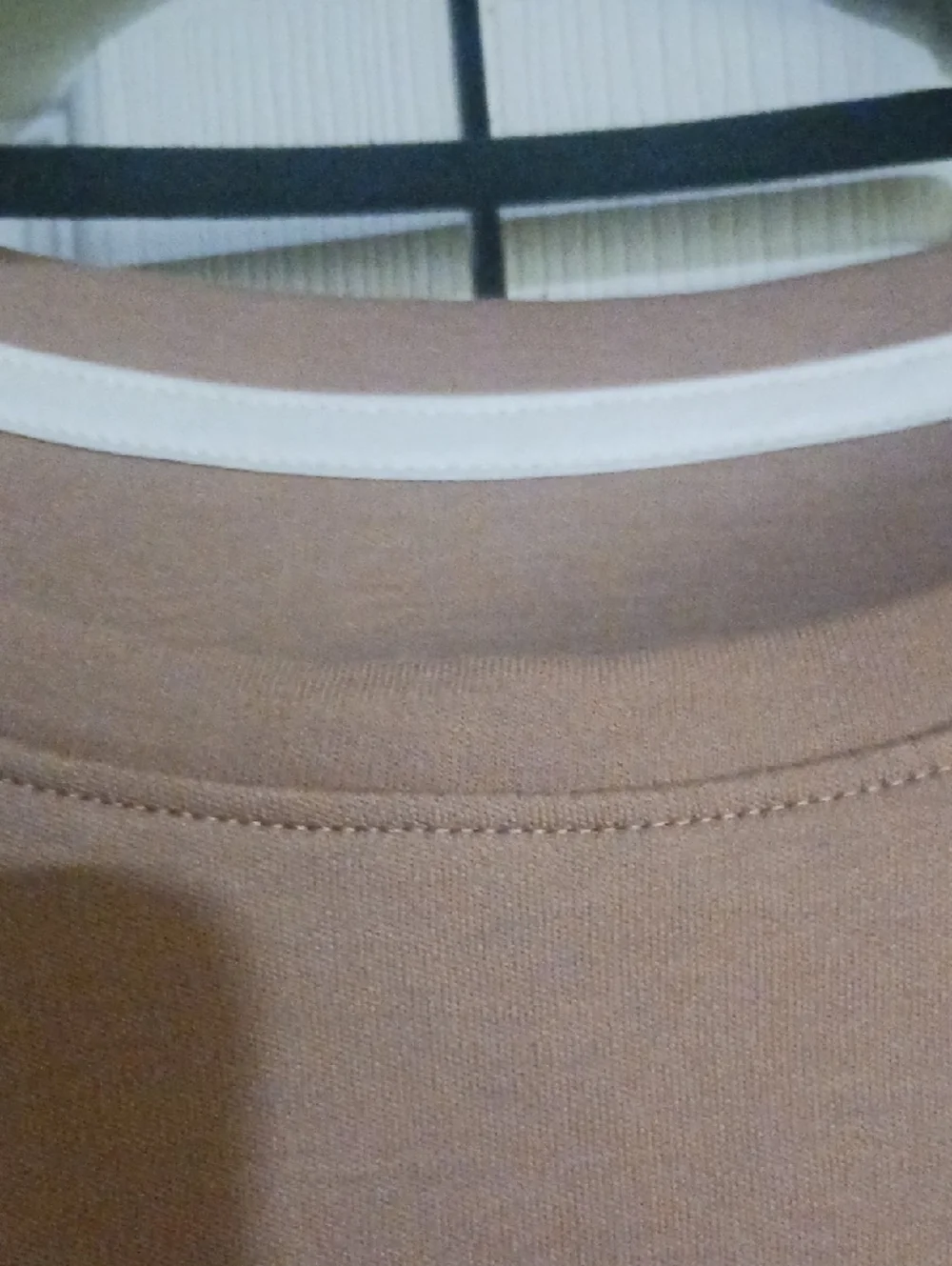 Isaac Mizrahi Essentials Long-Sleeve Crew Swing Tee in Camel Brown - Picture 3 of 9